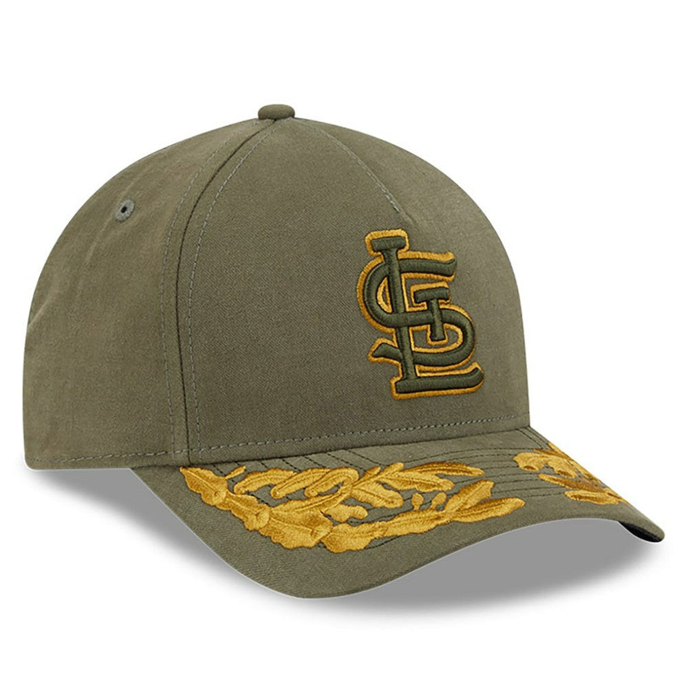 St. Louis Cardinals x Alpha Industries A-Frame 9FORTY Adjustable Hat Olive