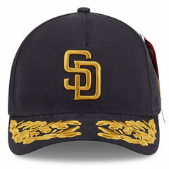 San Diego Padres x Alpha Industries A-Frame 9FORTY Adjustable Hat Black
