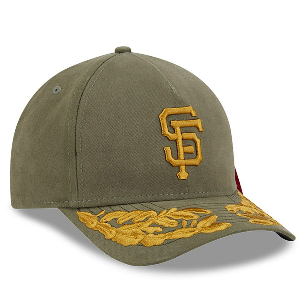San Francisco Giants x Alpha Industries A-Frame 9FORTY Adjustable Hat Olive