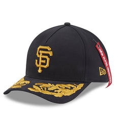 San Francisco Giants x Alpha Industries A-Frame 9FORTY Adjustable Hat Black