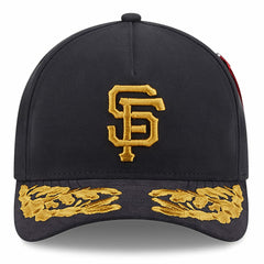 San Francisco Giants x Alpha Industries A-Frame 9FORTY Adjustable Hat Black