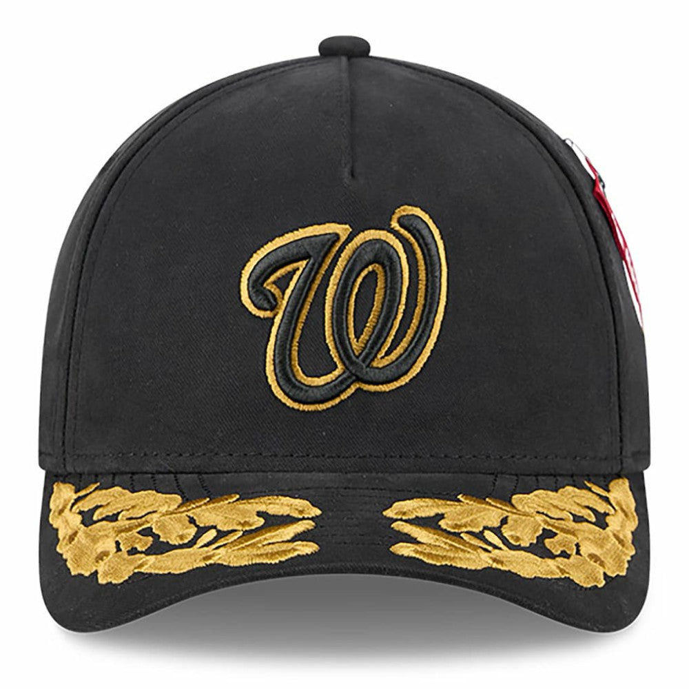 Washington Nationals x Alpha Industries A-Frame 9FORTY Adjustable Hat Black