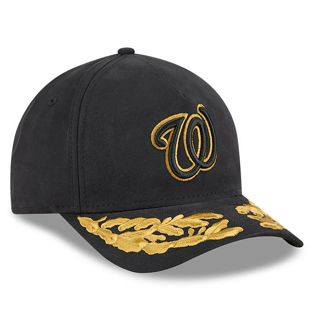 Washington Nationals x Alpha Industries A-Frame 9FORTY Adjustable Hat Black