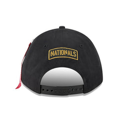 Washington Nationals x Alpha Industries A-Frame 9FORTY Adjustable Hat Black