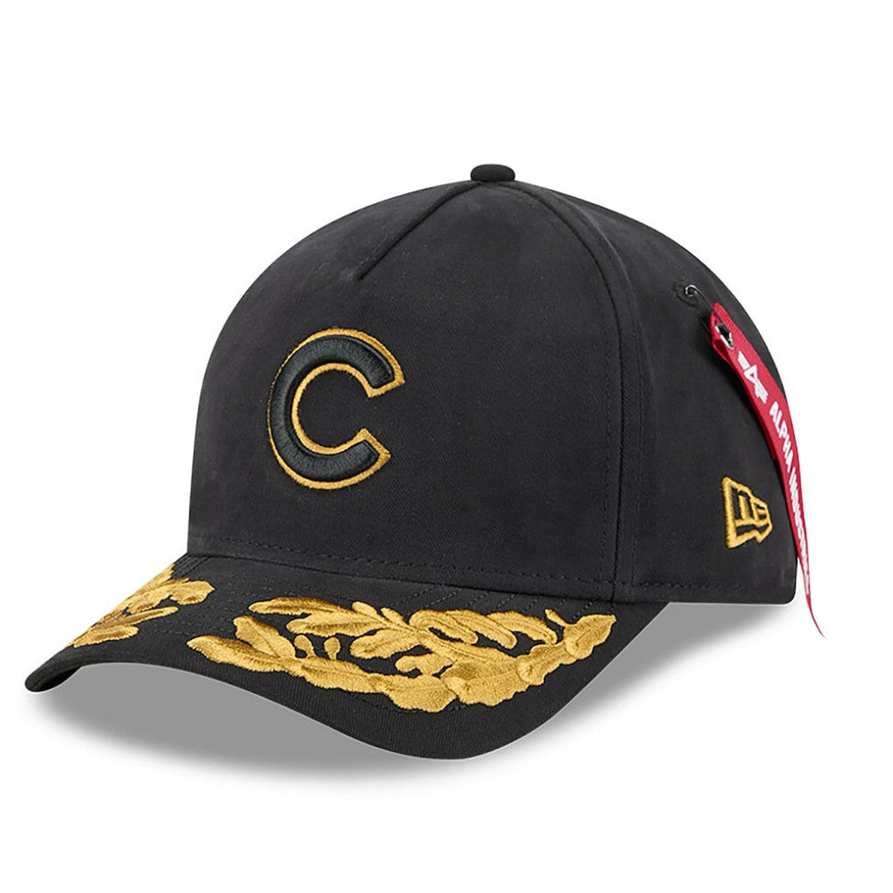 Chicago Cubs x Alpha Industries A-Frame 9FORTY Adjustable Hat Black