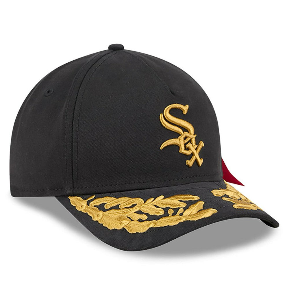 Chicago White Sox x Alpha Industries A-Frame 9FORTY Adjustable Hat Black