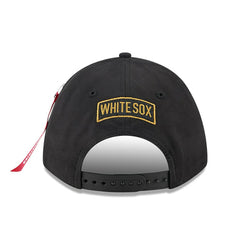 Chicago White Sox x Alpha Industries A-Frame 9FORTY Adjustable Hat Black