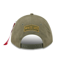 Chicago White Sox x Alpha Industries A-Frame 9FORTY Adjustable Hat Olive