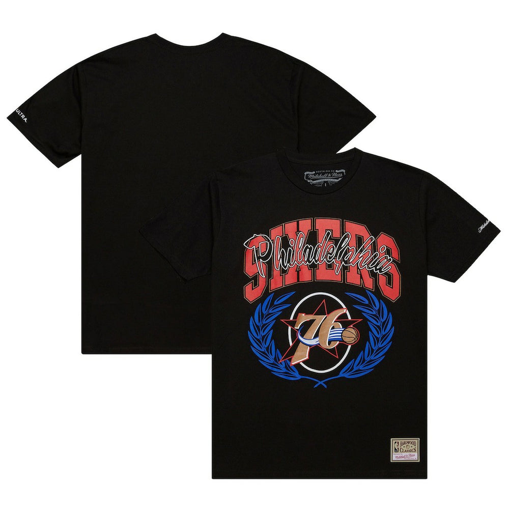 Philadelphia 76ers NBA x Michelob Ultra Rewind II T-Shirt - Black for sale