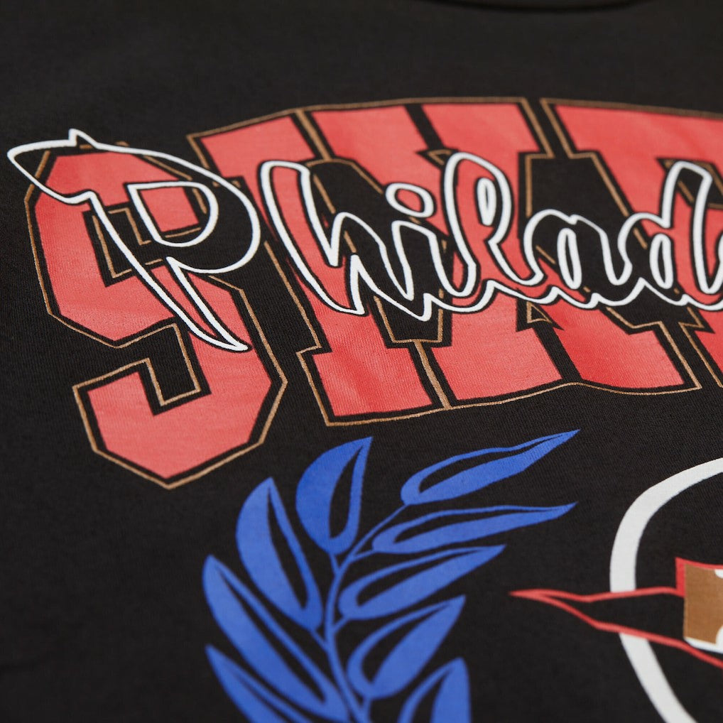 Philadelphia 76ers NBA x Michelob Ultra Rewind II T-Shirt - Black for sale