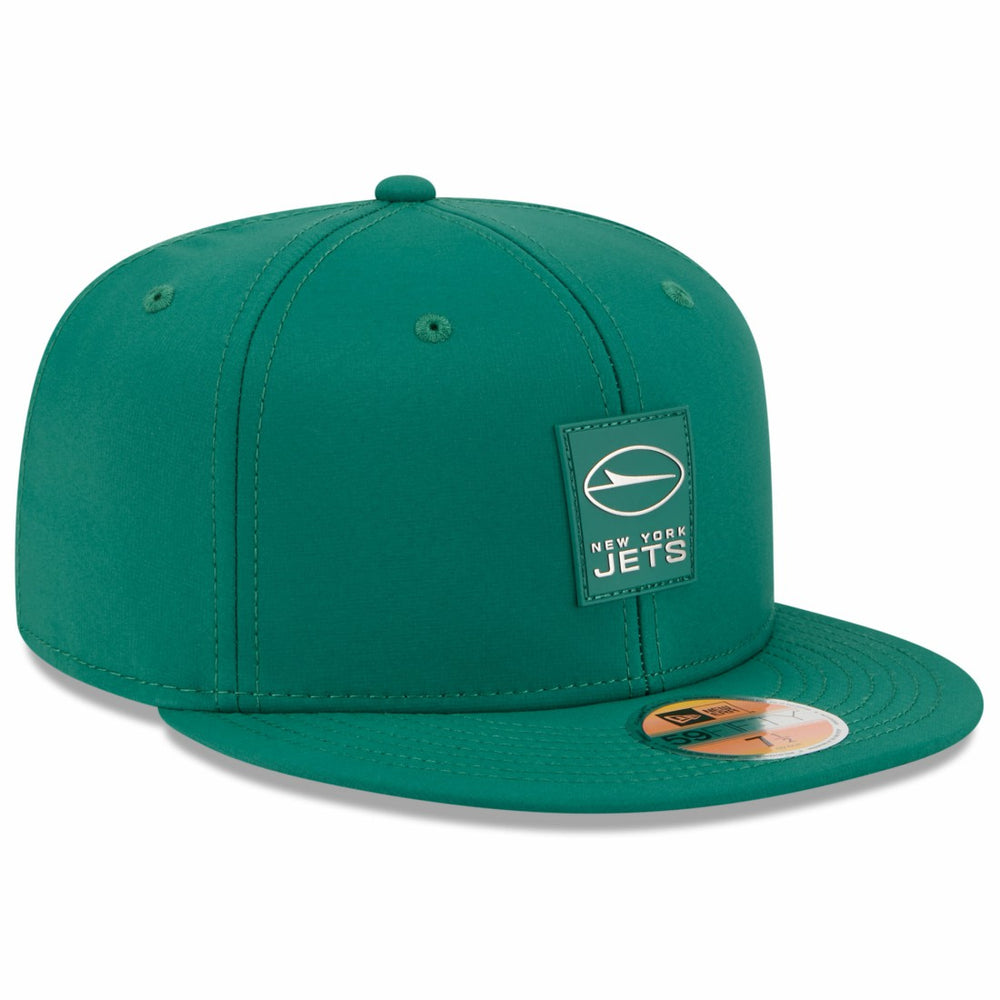 New York Jets New Era 2025 Sideline 59FIFTY Fitted Hat - Green for sale