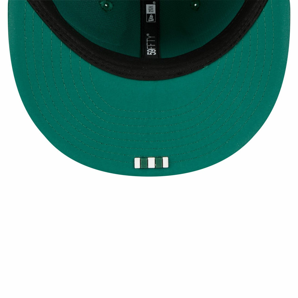 New York Jets New Era 2025 Sideline 59FIFTY Fitted Hat - Green for sale
