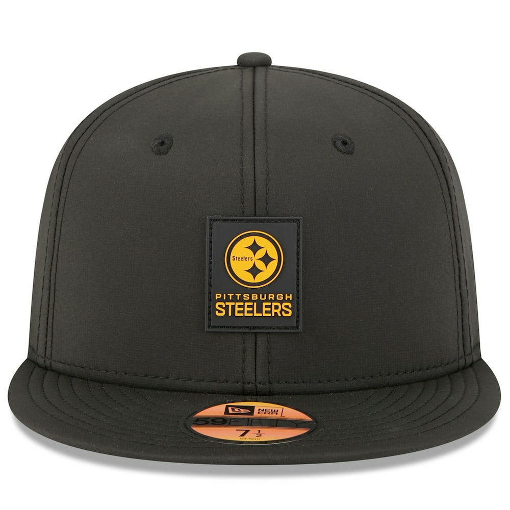 Pittsburgh Steelers New Era 2025 Sideline 59FIFTY Fitted Hat - Black for sale