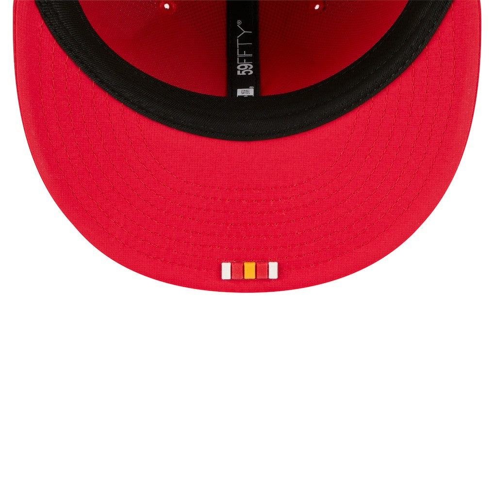 Kansas City Chiefs New Era 2025 Sideline 59FIFTY Fitted Hat - Red online