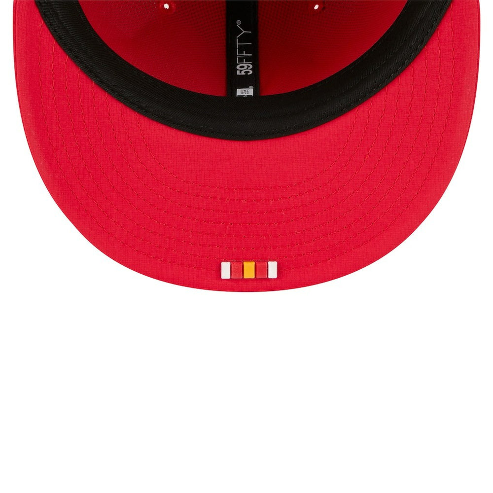 Kansas City Chiefs New Era 2025 Sideline 59FIFTY Fitted Hat - Red online
