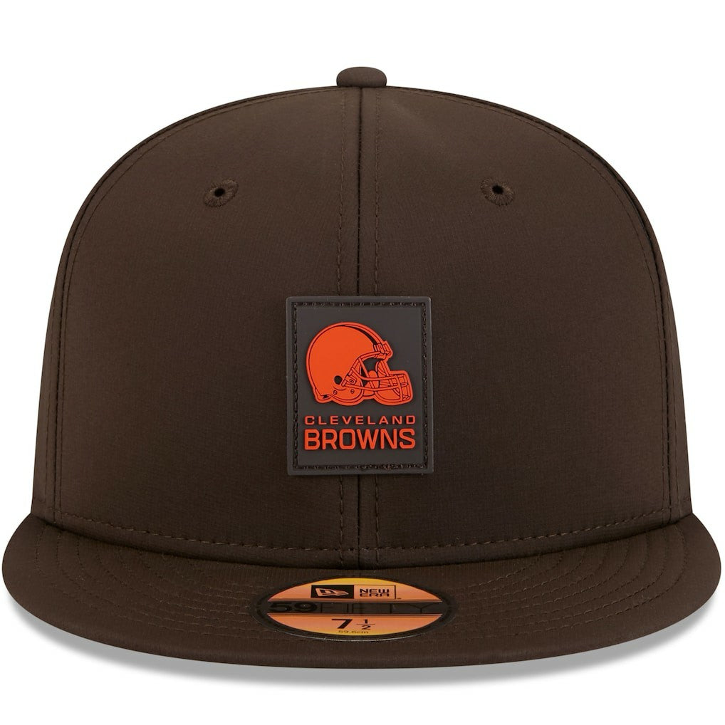 Cleveland Browns New Era 2025 Sideline 59FIFTY Fitted Hat - Brown discount