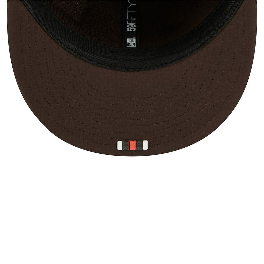 Cleveland Browns New Era 2025 Sideline 59FIFTY Fitted Hat - Brown discount