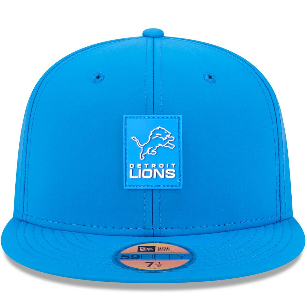 Detroit Lions New Era 2025 Sideline 59FIFTY Fitted Hat - Blue outlet