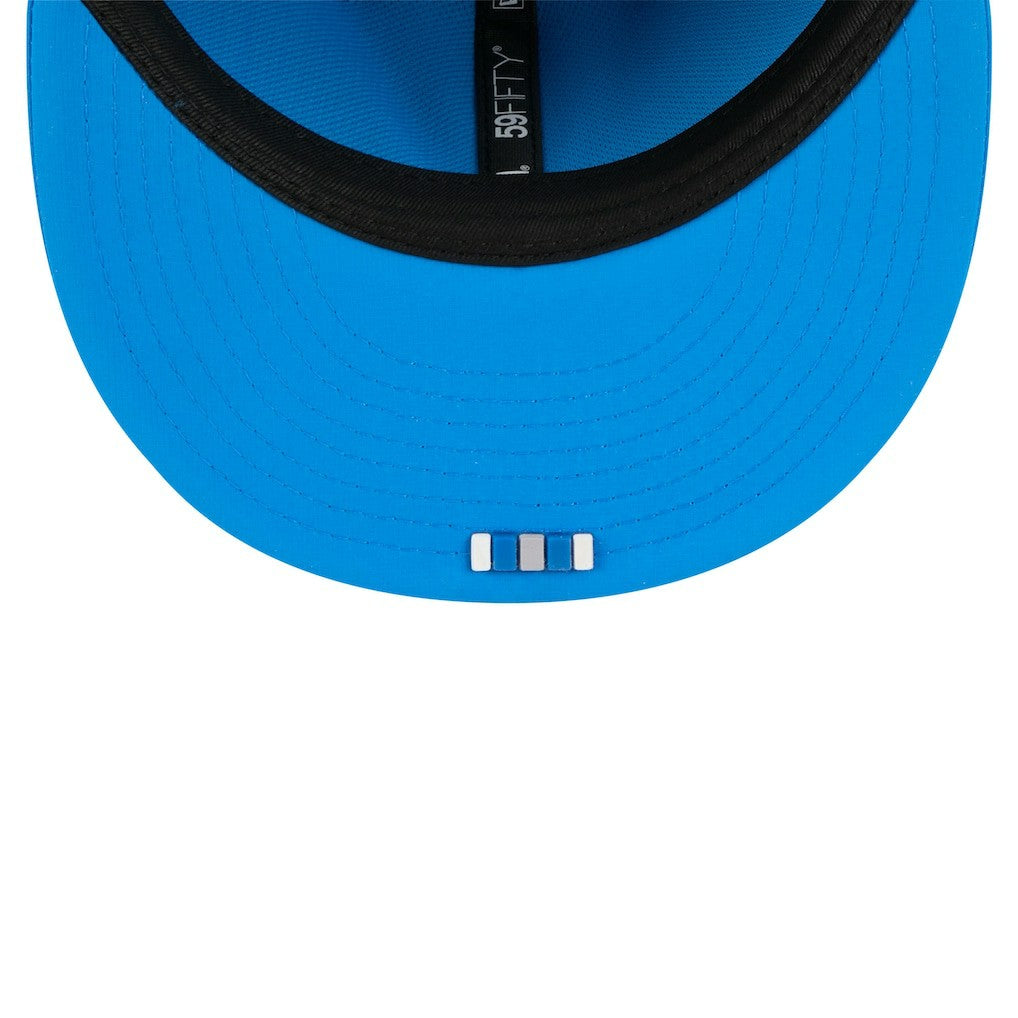 Detroit Lions New Era 2025 Sideline 59FIFTY Fitted Hat - Blue outlet