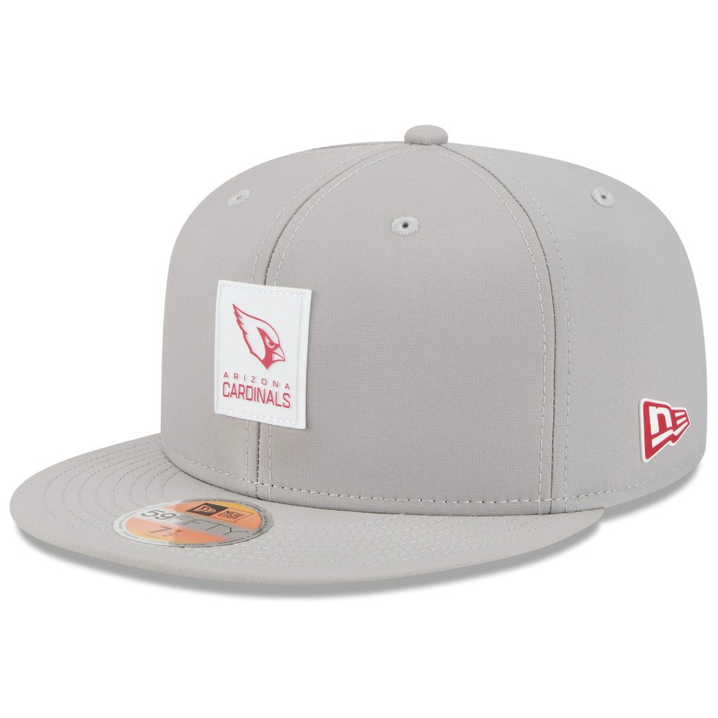 Arizona Cardinals New Era 2025 Sideline 59FIFTY Fitted Hat - Gray for sale