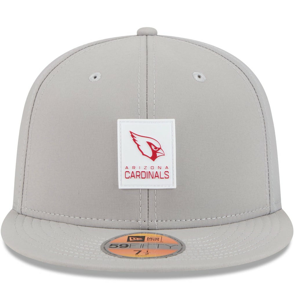 Arizona Cardinals New Era 2025 Sideline 59FIFTY Fitted Hat - Gray for sale