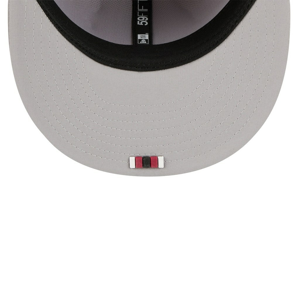 Arizona Cardinals New Era 2025 Sideline 59FIFTY Fitted Hat - Gray for sale