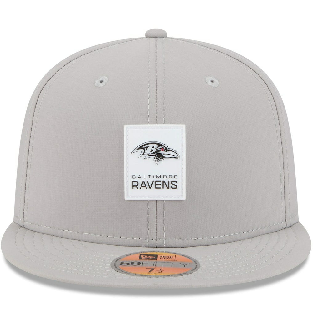 Baltimore Ravens New Era 2025 Sideline 59FIFTY Fitted Hat - Gray online