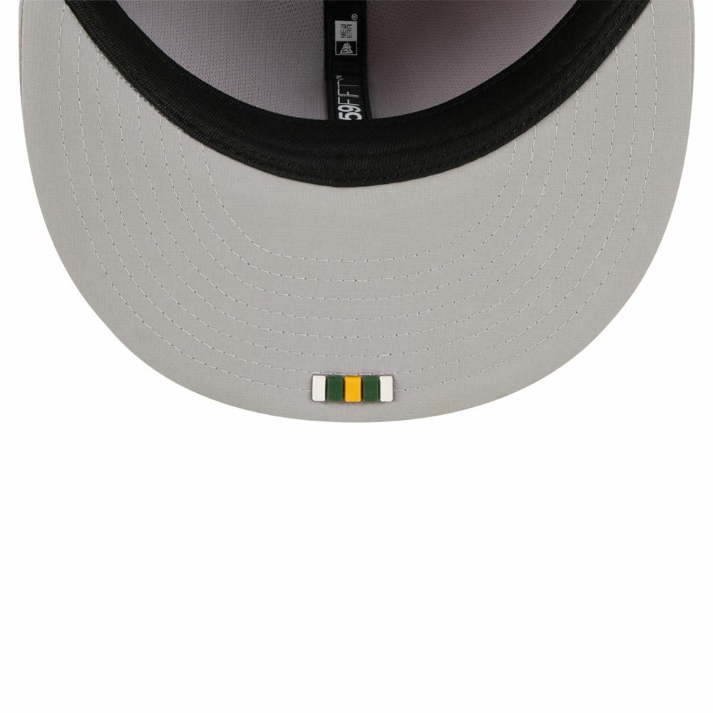 Green Bay Packers New Era 2025 Sideline 59FIFTY Fitted Hat - Gray outlet