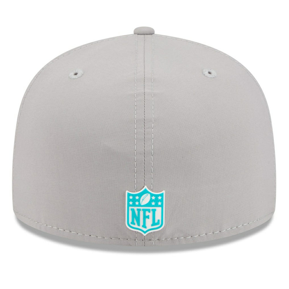 Miami Dolphins New Era 2025 Sideline 59FIFTY Fitted Hat - Gray online