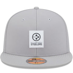 Pittsburgh Steelers New Era 2025 Sideline 59FIFTY Fitted Hat - Gray cheap