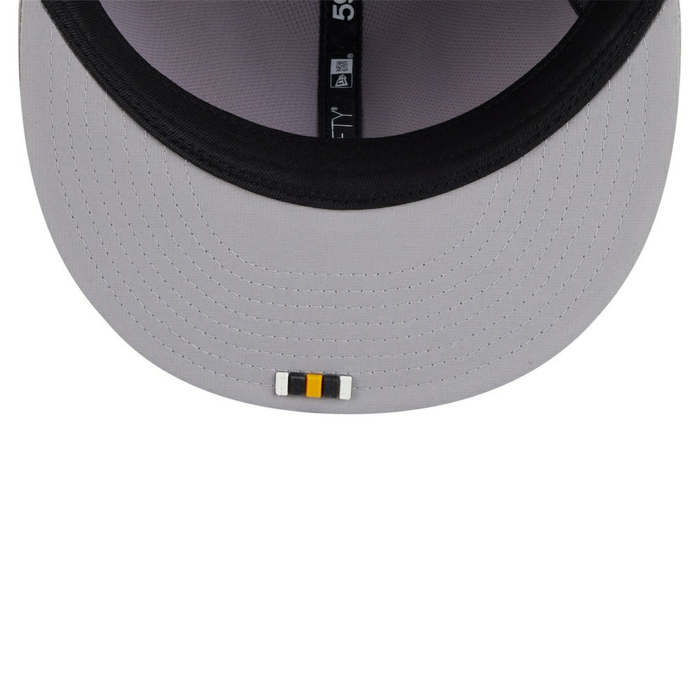 Pittsburgh Steelers New Era 2025 Sideline 59FIFTY Fitted Hat - Gray cheap