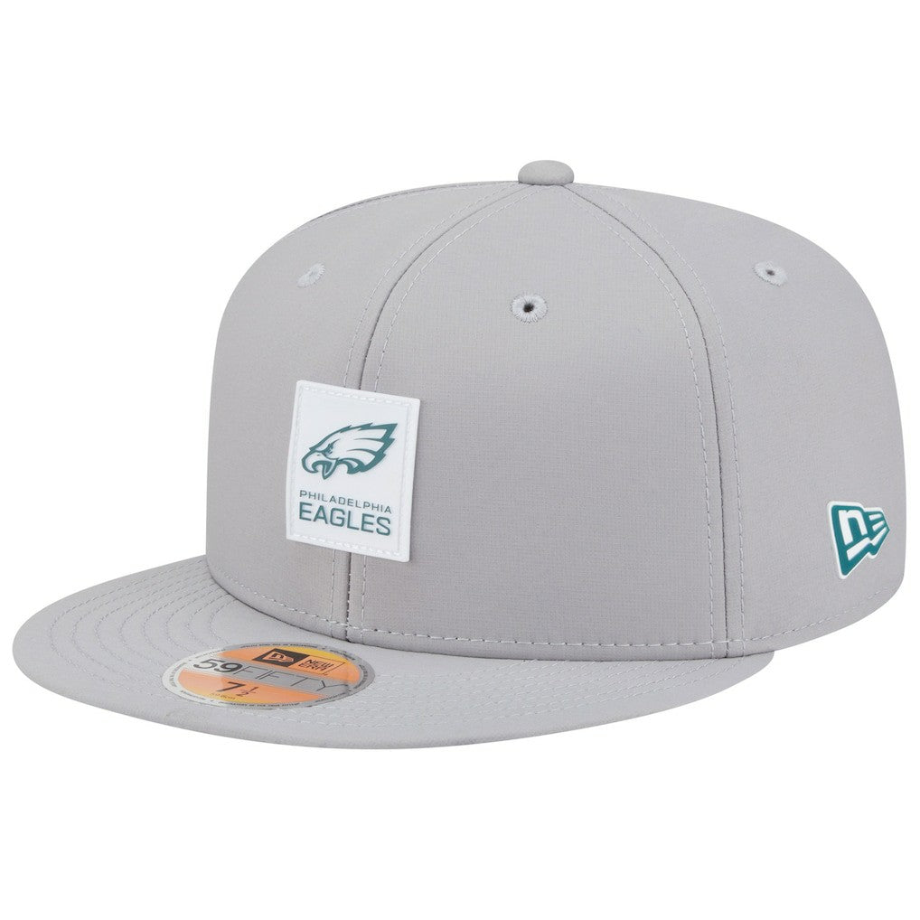 Philadelphia Eagles New Era 2025 Sideline 59FIFTY Fitted Hat - Gray sale