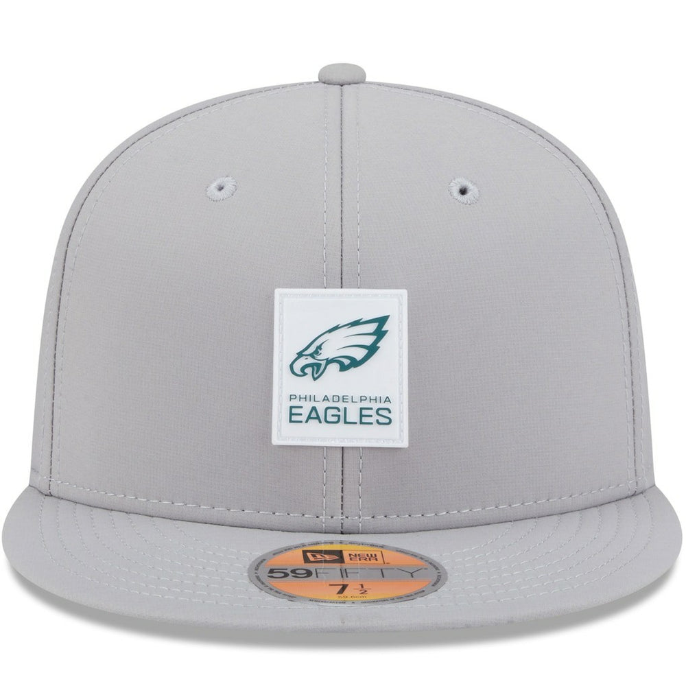 Philadelphia Eagles New Era 2025 Sideline 59FIFTY Fitted Hat - Gray sale