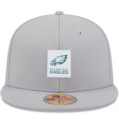 Philadelphia Eagles New Era 2025 Sideline 59FIFTY Fitted Hat - Gray sale