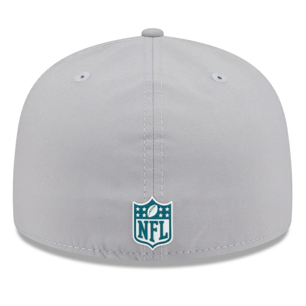 Philadelphia Eagles New Era 2025 Sideline 59FIFTY Fitted Hat - Gray sale