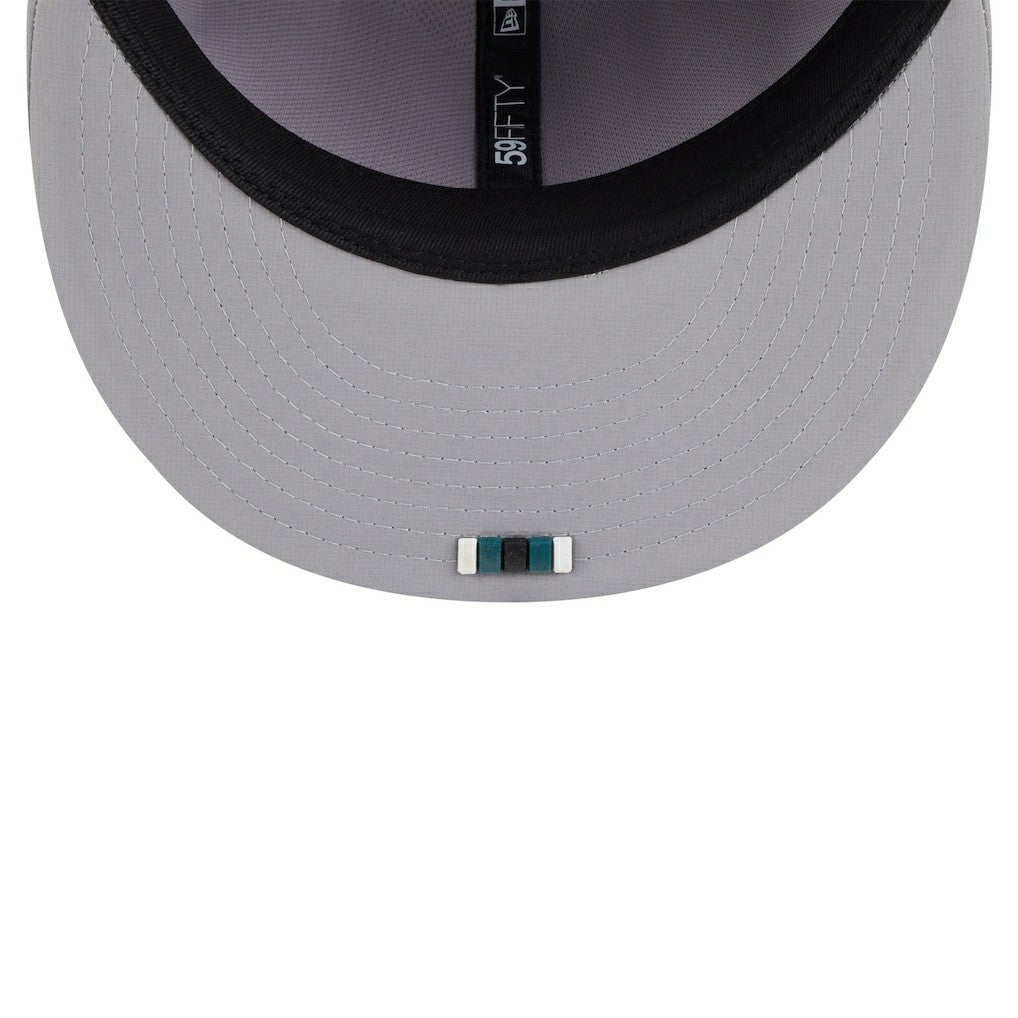 Philadelphia Eagles New Era 2025 Sideline 59FIFTY Fitted Hat - Gray sale