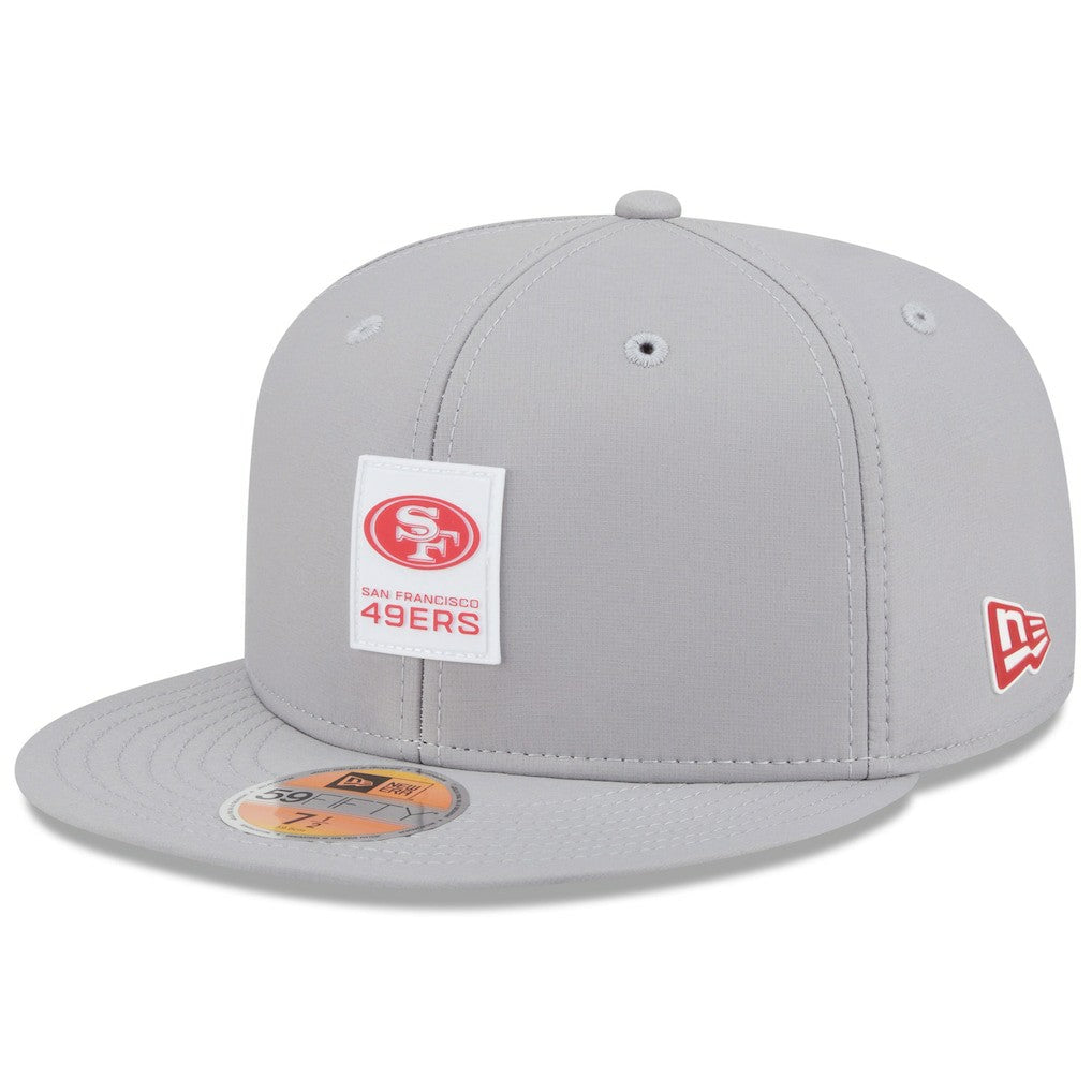 San Francisco 49ers New Era 2025 Sideline 59FIFTY Fitted Hat - Gray discount