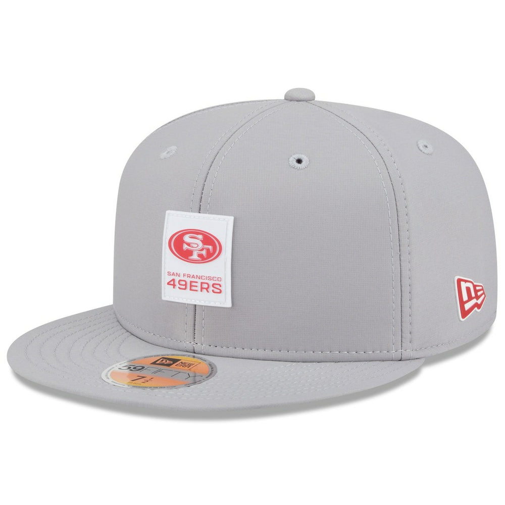 San Francisco 49ers New Era 2025 Sideline 59FIFTY Fitted Hat - Gray discount
