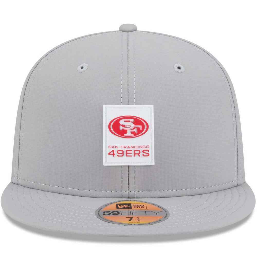 San Francisco 49ers New Era 2025 Sideline 59FIFTY Fitted Hat - Gray discount