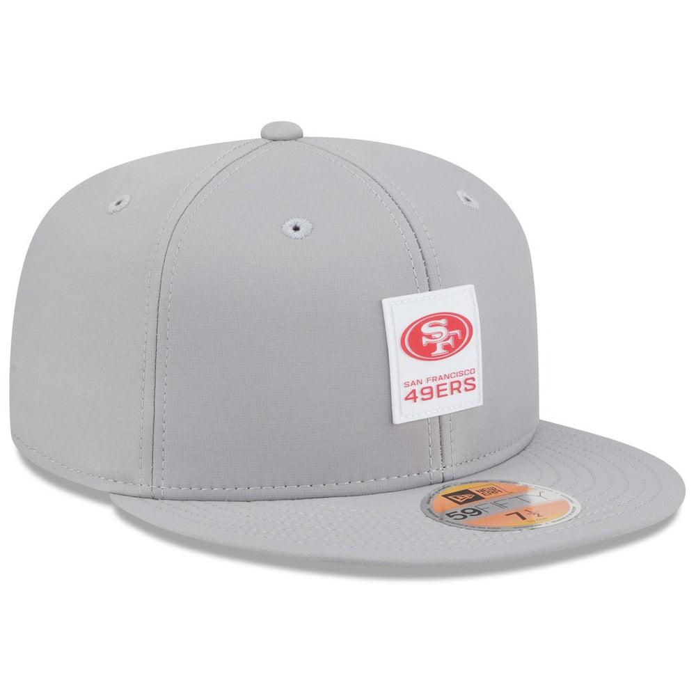 San Francisco 49ers New Era 2025 Sideline 59FIFTY Fitted Hat - Gray discount