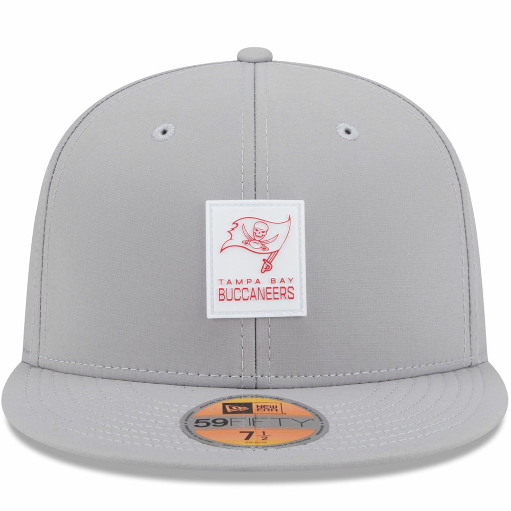 Tampa Bay Buccaneers New Era 2025 Sideline 59FIFTY Fitted Hat - Gray for sale