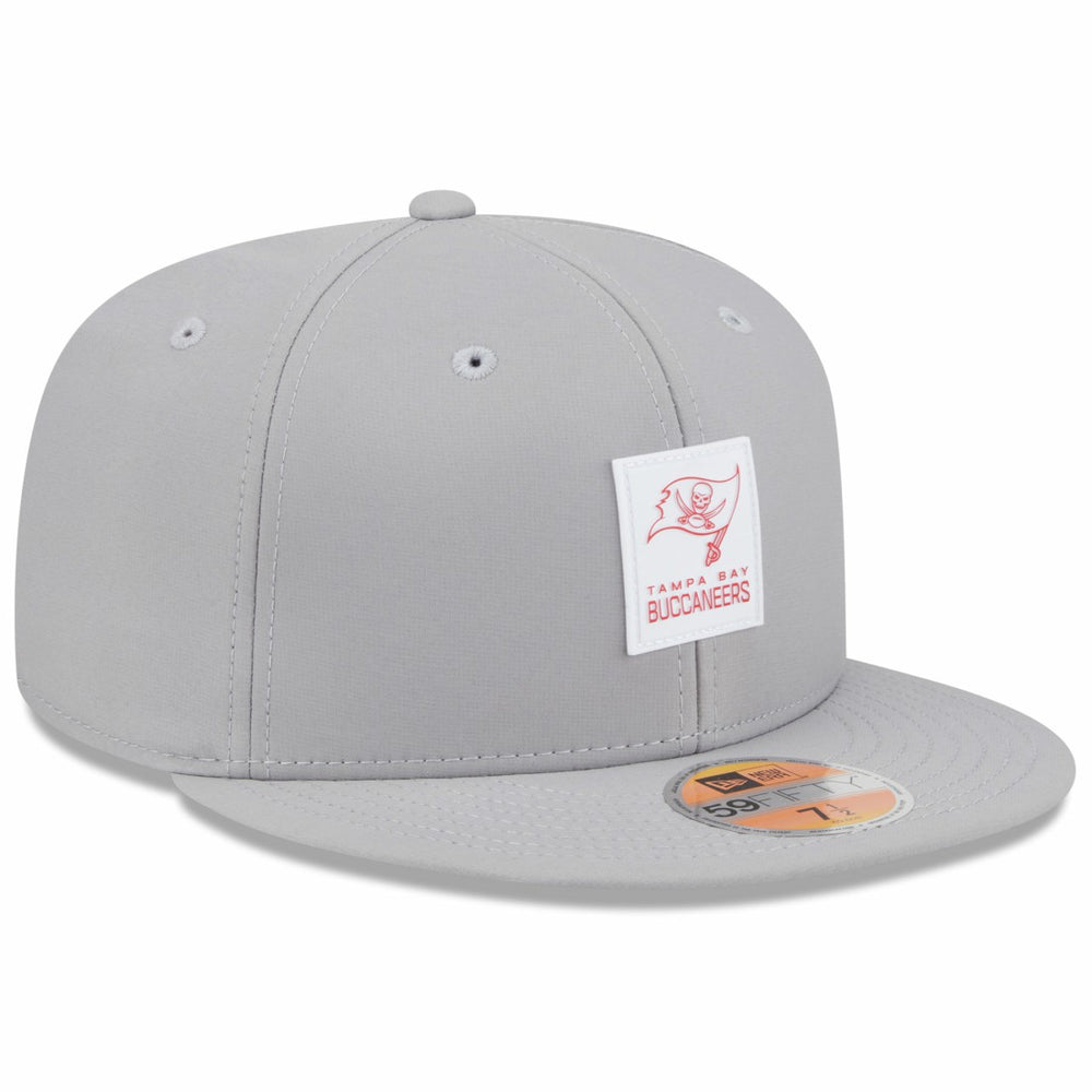 Tampa Bay Buccaneers New Era 2025 Sideline 59FIFTY Fitted Hat - Gray for sale