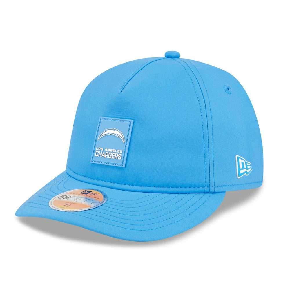 Los Angeles Chargers New Era 2025 Sideline Retro Crown 59FIFTY Fitted Hat - Powder Blue on sale