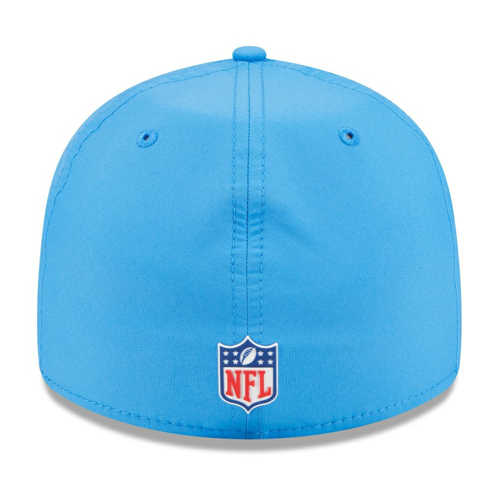 Los Angeles Chargers New Era 2025 Sideline Retro Crown 59FIFTY Fitted Hat - Powder Blue on sale