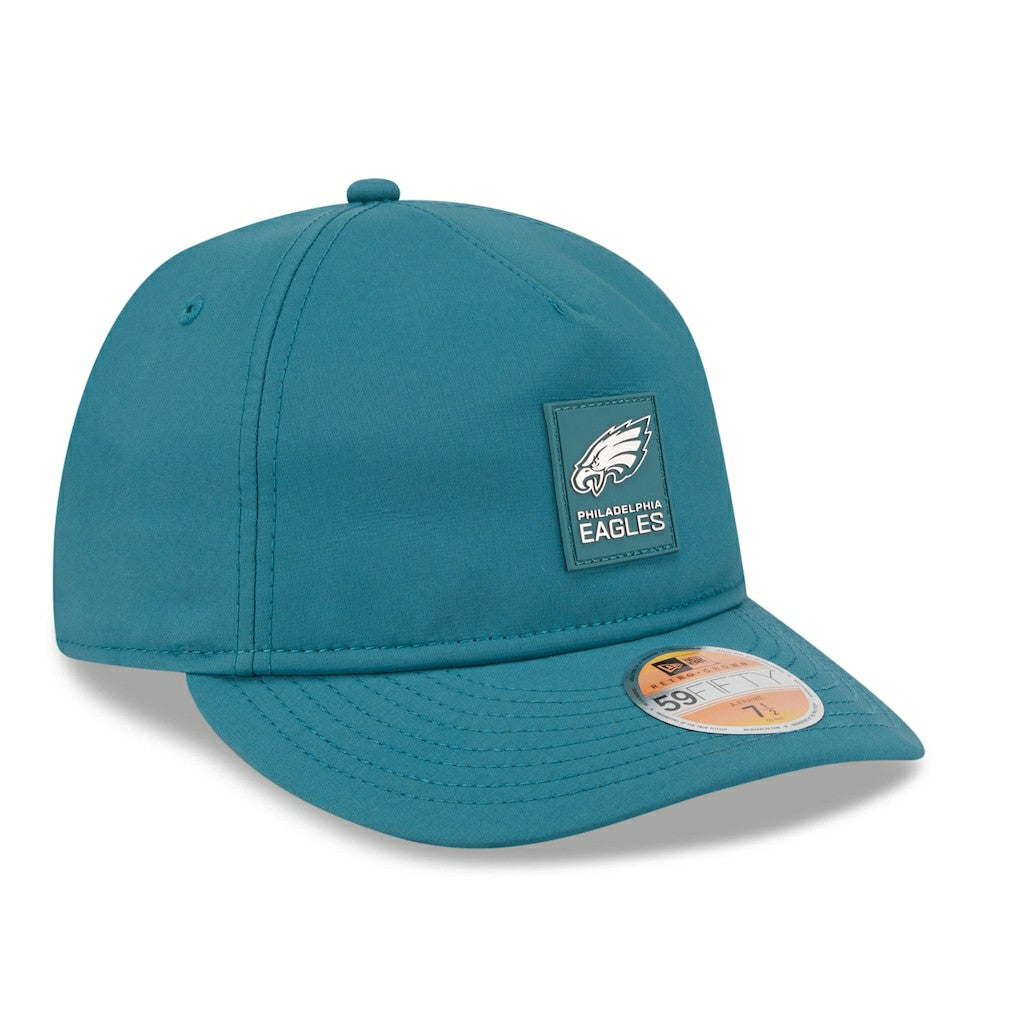 Philadelphia Eagles New Era 2025 Sideline Retro Crown 59FIFTY Fitted Hat - Midnight Green cheap