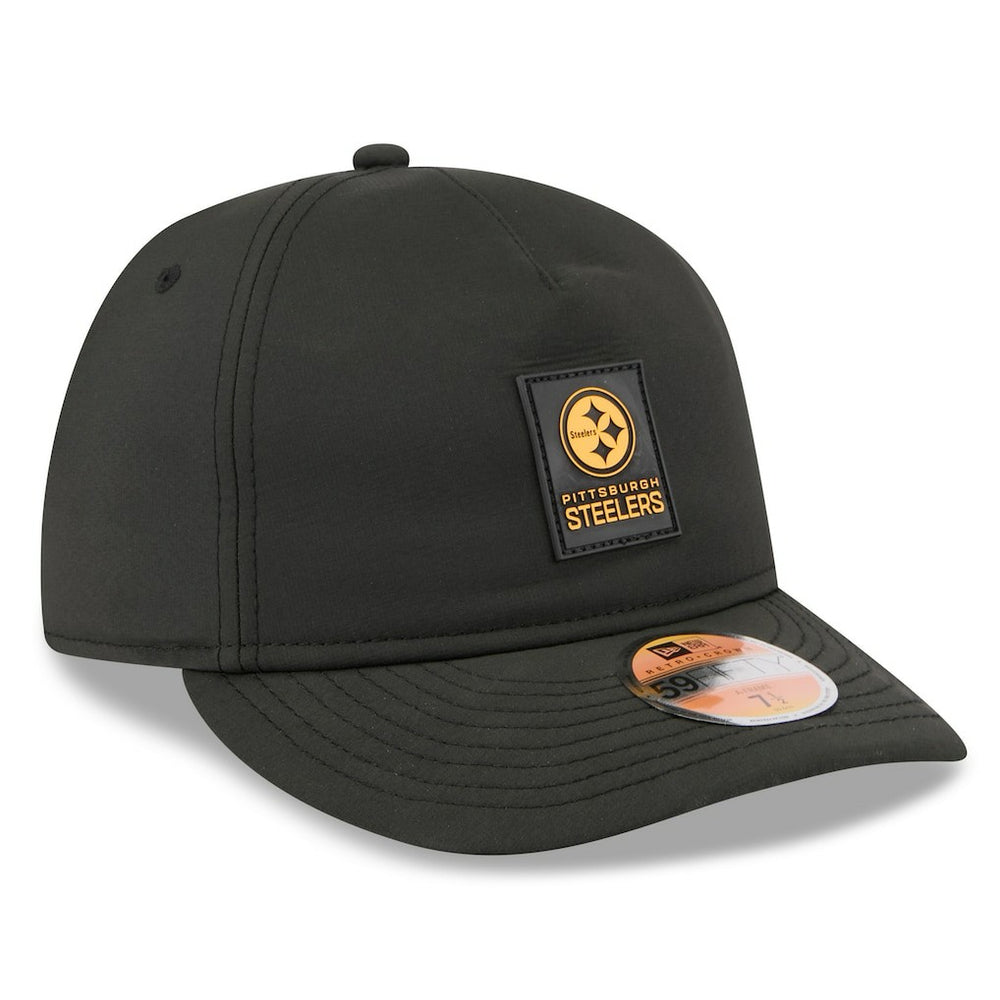 Pittsburgh Steelers New Era 2025 Sideline Retro Crown 59FIFTY Fitted Hat - Black on sale