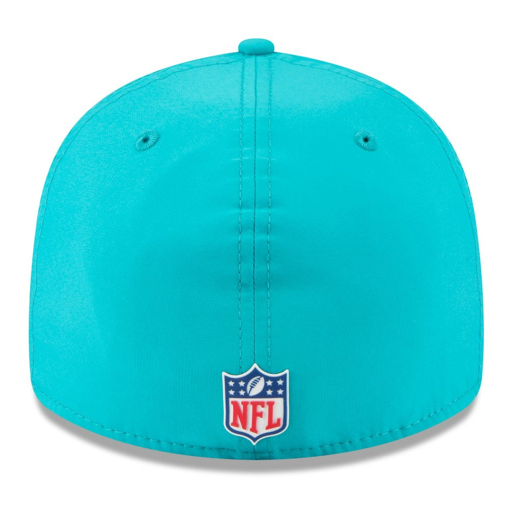 Miami Dolphins New Era 2025 Sideline Retro Crown 59FIFTY Fitted Hat - Aqua cheap