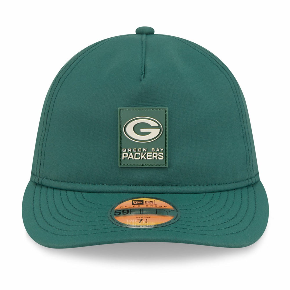 Green Bay Packers New Era 2025 Sideline Retro Crown 59FIFTY Fitted Hat - Green outlet