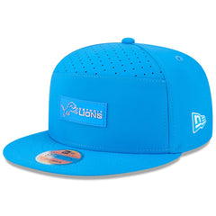 Detroit Lions New Era 2025 Sideline Split Panel 9FIFTY Snapback Hat - Blue cheap