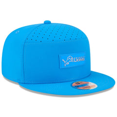 Detroit Lions New Era 2025 Sideline Split Panel 9FIFTY Snapback Hat - Blue cheap